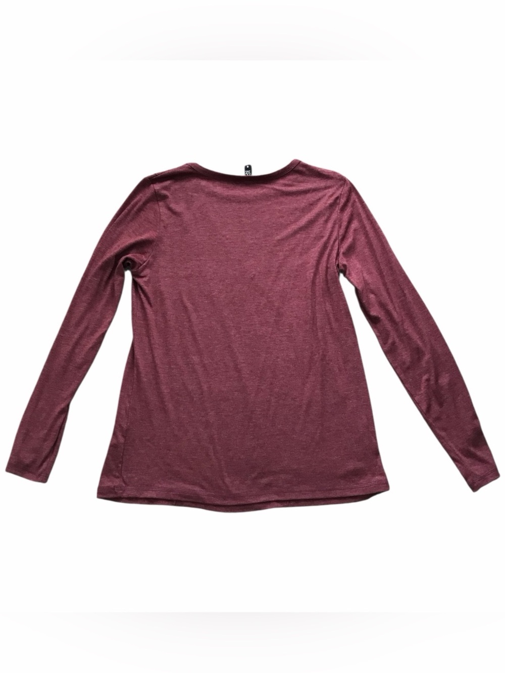 Women’s Long Sleeve Top Wine Color, Size S